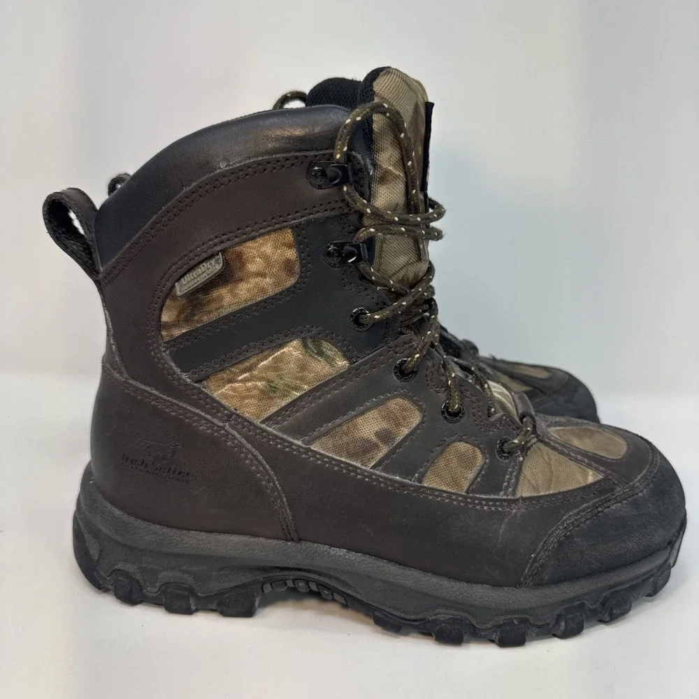 Irish Setter Youth 6 UltraDry Waterproof Thinsulate Leather Camo Hunting